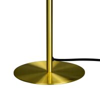 Queen Bordlampe Opal/Messing