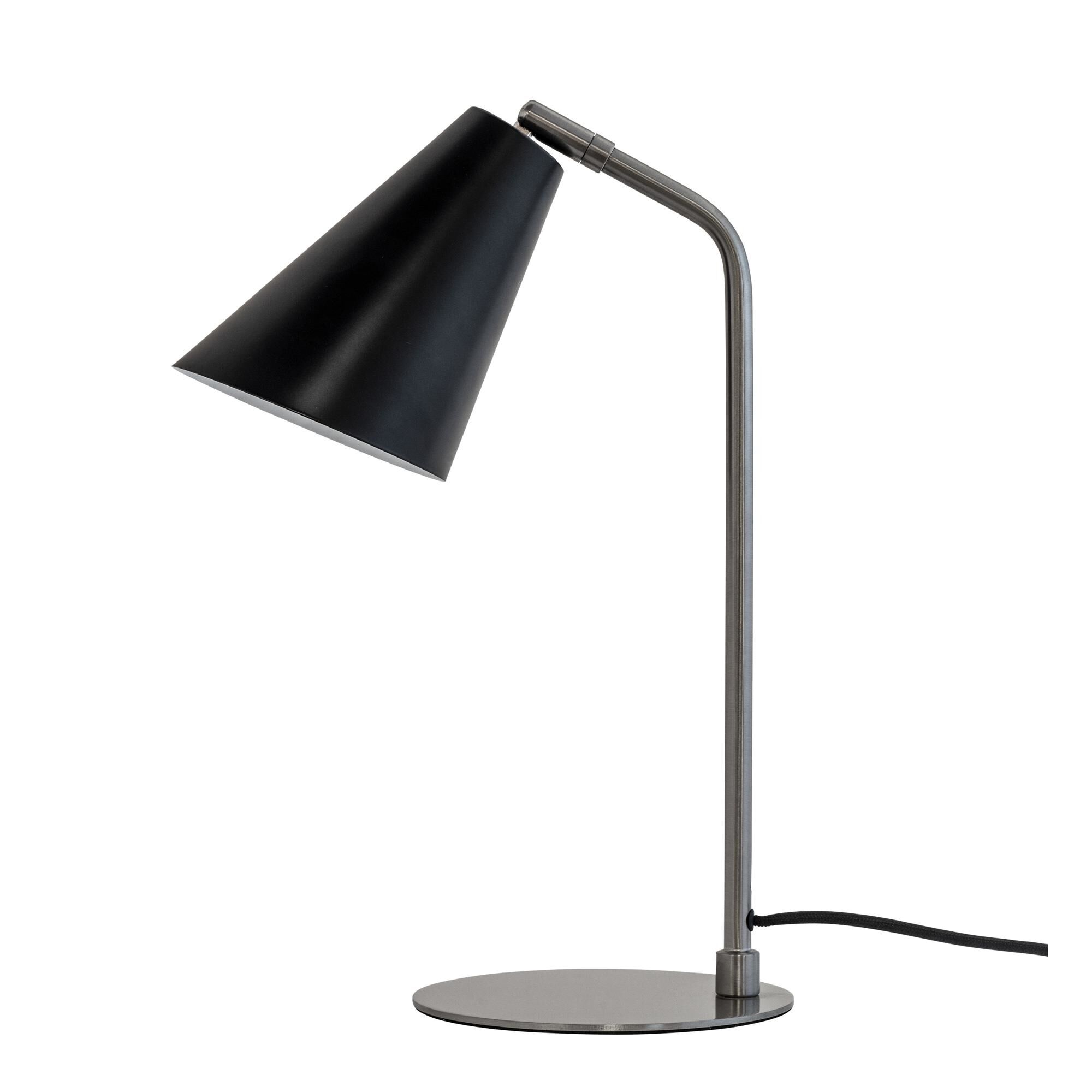 Oswald Bordslampa Svart/ St&aring;l