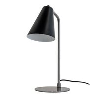 Oswald Table Lamp Black/ Steel