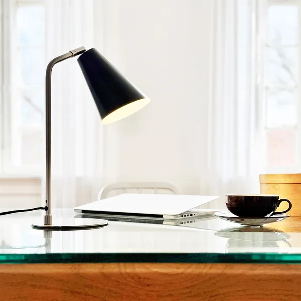 Oswald Table Lamp Black/ Steel