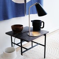 Oswald Table Lamp Black/ Steel