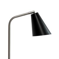 Oswald Gulvlampe Sort/ Stål