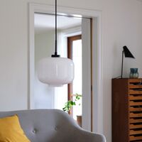 ARP Pendel Opal/Mat Sort Ø25cm