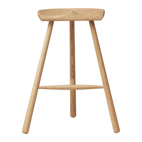Shoemaker Chair No. 68. White-oiled Oak
