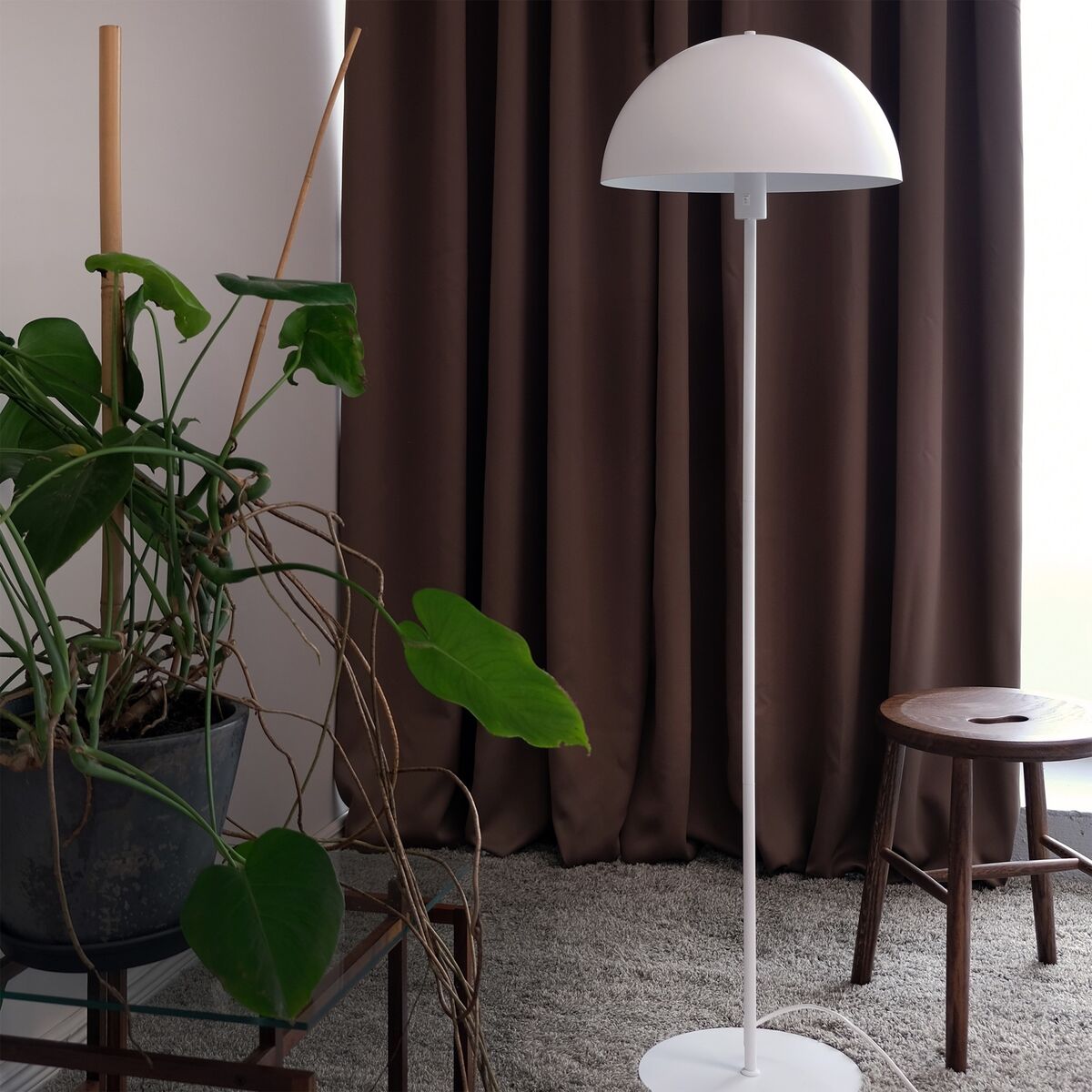 Stockholm Floor Lamp Matt White