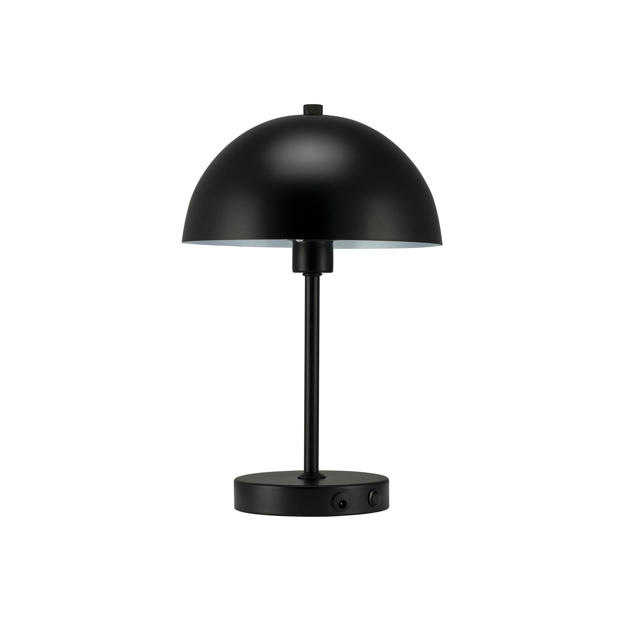 Stockholm LED B&auml;rbar Lampa Matt Svart