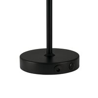 Schwarz LED-Tragbare Lampe Matt