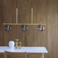 Sophia Pendant Smoke/ Brass