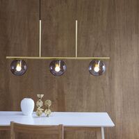 Sophia Pendant Smoke/ Brass
