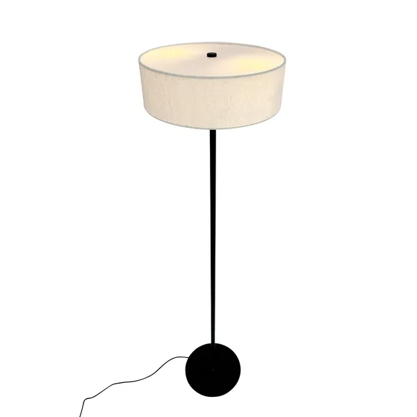 Calix Gulvlampe Natur/Sort