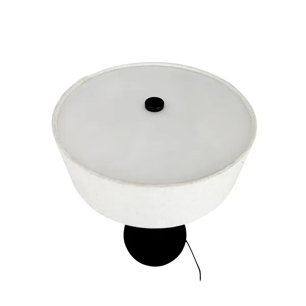 Calix Table Lamp Natural/ Black