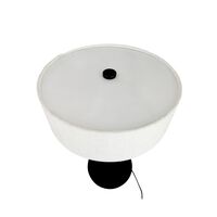 Calix Table Lamp Natural/ Black