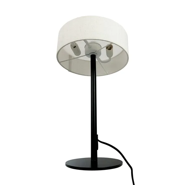 Calix Table Lamp Natural/ Black