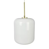 Silvia D25 Pendant Opal/ Brass