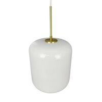 Silvia D25 Pendant Opal/ Brass