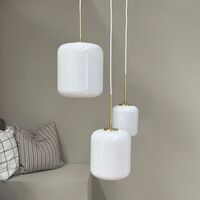 Silvia D25 Pendant Opal/ Brass