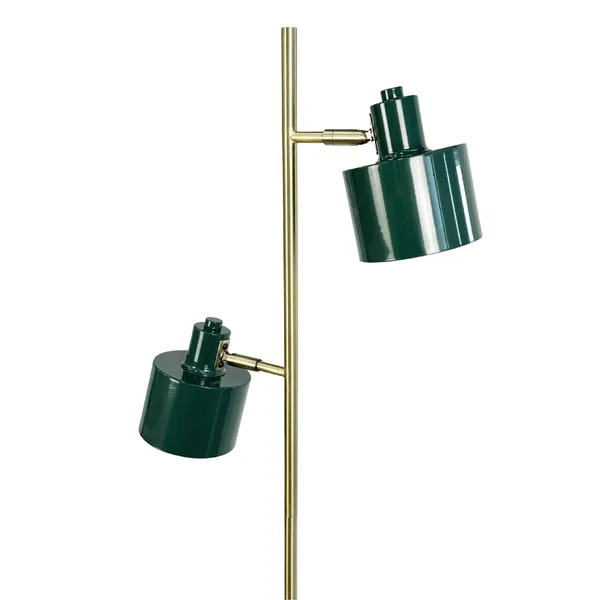Ocean Stehlampe Dunkelgrün/ Messing