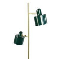 Ocean Stehlampe Dunkelgrün/ Messing