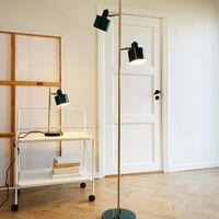 Ocean Stehlampe Dunkelgrün/ Messing
