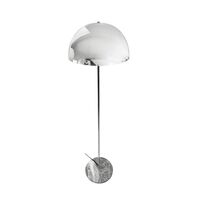 Stockholm Floor Lamp Chrome/ Marble