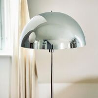 Stockholm Floor Lamp Chrome/ Marble