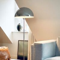 Stockholm Floor Lamp Chrome/ Marble