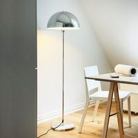 Stockholm Floor Lamp Chrome/ Marble
