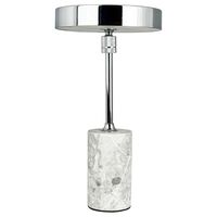 Starlight Tischlampe Chrom/ Grau Marmor