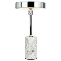 Starlight Tischlampe Chrom/ Grau Marmor