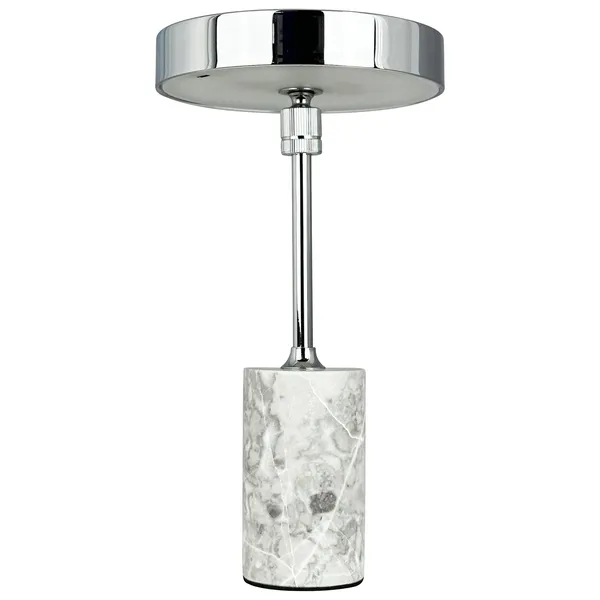 Starlight Tischlampe Chrom/ Grau Marmor
