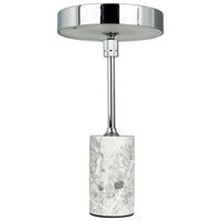 Starlight Tischlampe Chrom/ Grau Marmor