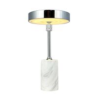 Starlight Tischlampe Chrom/ Weiß Marmor
