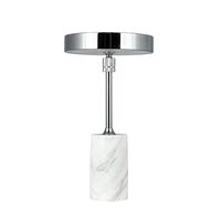 Starlight Tischlampe Chrom/ Weiß Marmor