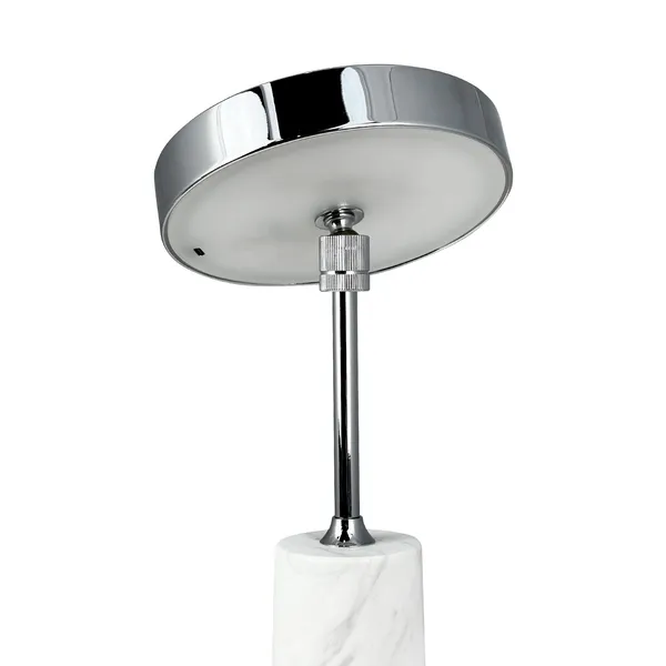 Starlight Tischlampe Chrom/ Weiß Marmor