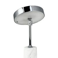 Starlight Tischlampe Chrom/ Weiß Marmor