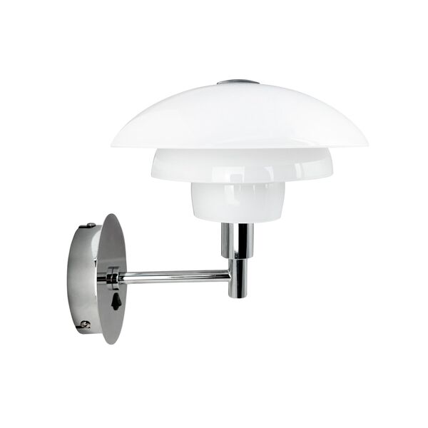 Morph Wall Lamp Opal/ Chrome