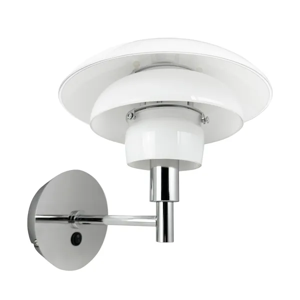 Morph Wall Lamp Opal/ Chrome
