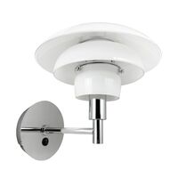 Morph Wall Lamp Opal/ Chrome