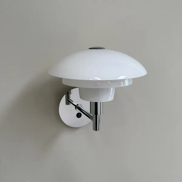 Morph Wall Lamp Opal/ Chrome