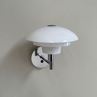 Morph Wall Lamp Opal/ Chrome