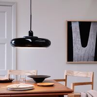 Planet Pendel Med Ring Sort