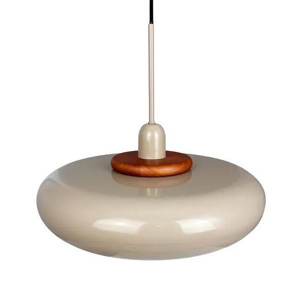 Planet Pendelleuchte mit Ring Latte