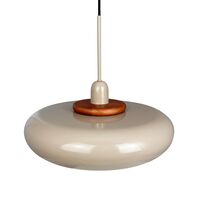 Planet Pendelleuchte mit Ring Latte