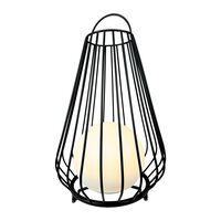 Evesham Outdoor Lamp Large Black