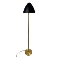Oulu Gulvlampe Sort/Messing