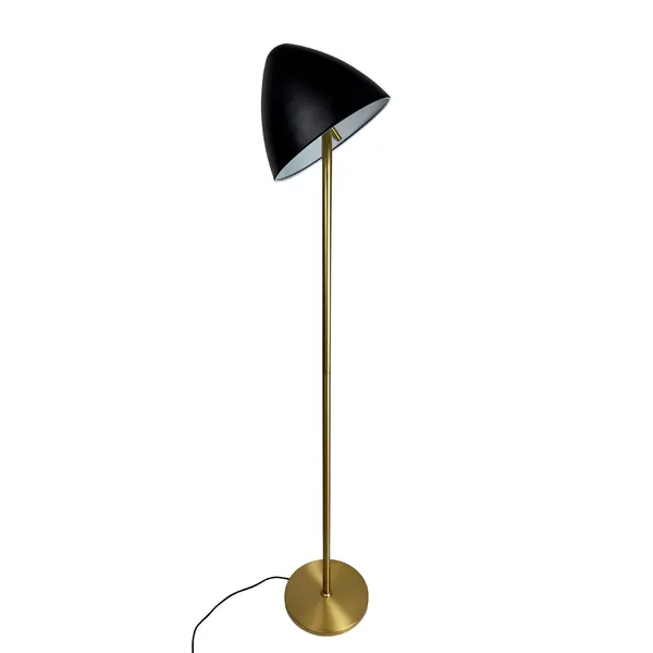 Oulu Gulvlampe Sort/Messing