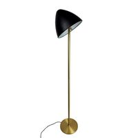 Oulu Gulvlampe Sort/Messing