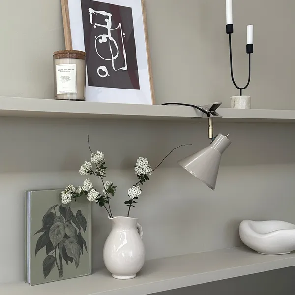 Sleep Table Lamp With Clip Brown