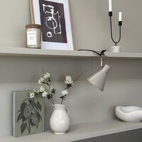 Sleep Table Lamp With Clip Brown