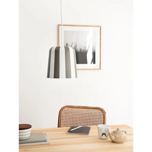 Gry Hanglamp Grijs/ Wit